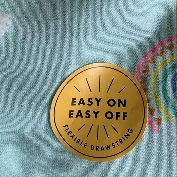 Cat & Jack Mint Green Rainbow Shorts - Picture 4 of 5